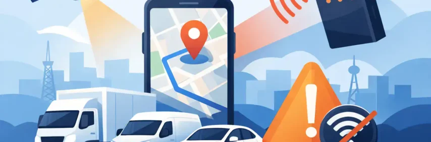 Jammers GPS vehiculares: riesgo para tu flotilla