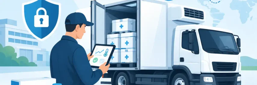 Transporte farmacéutico seguro con control total