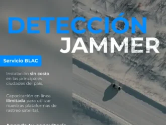 Sistema de detección de jammer con monitoreo satelital y control 24/7.