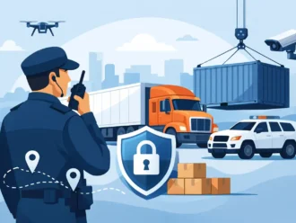 Vigilancia y rastreo satelital en transporte de carga.