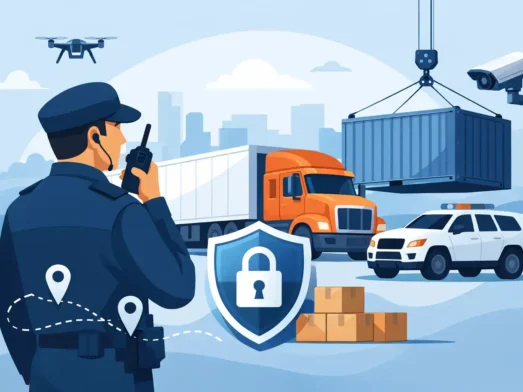 Vigilancia y rastreo satelital en transporte de carga.