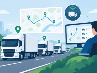 Monitoreo en tiempo real de vehículos y carga con tecnología GPS.