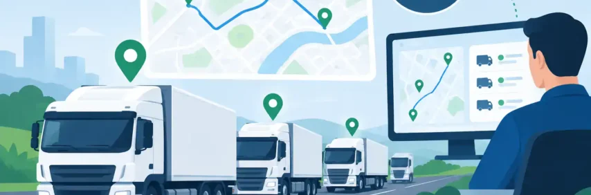 Monitoreo en tiempo real de vehículos y carga con tecnología GPS.